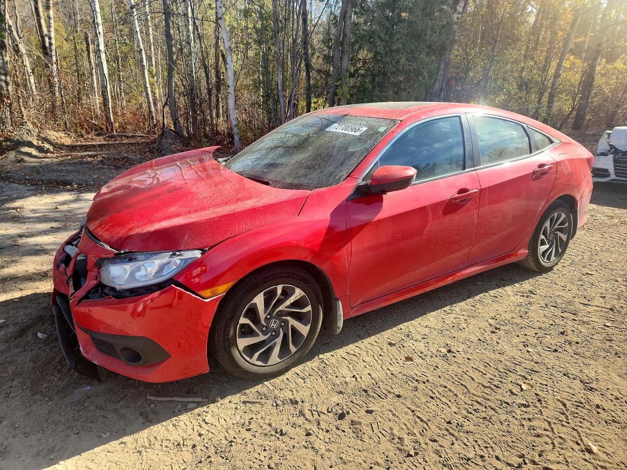 2017 HONDA CIVIC EX | 2HGFC2F84HH013613 | UPCARS