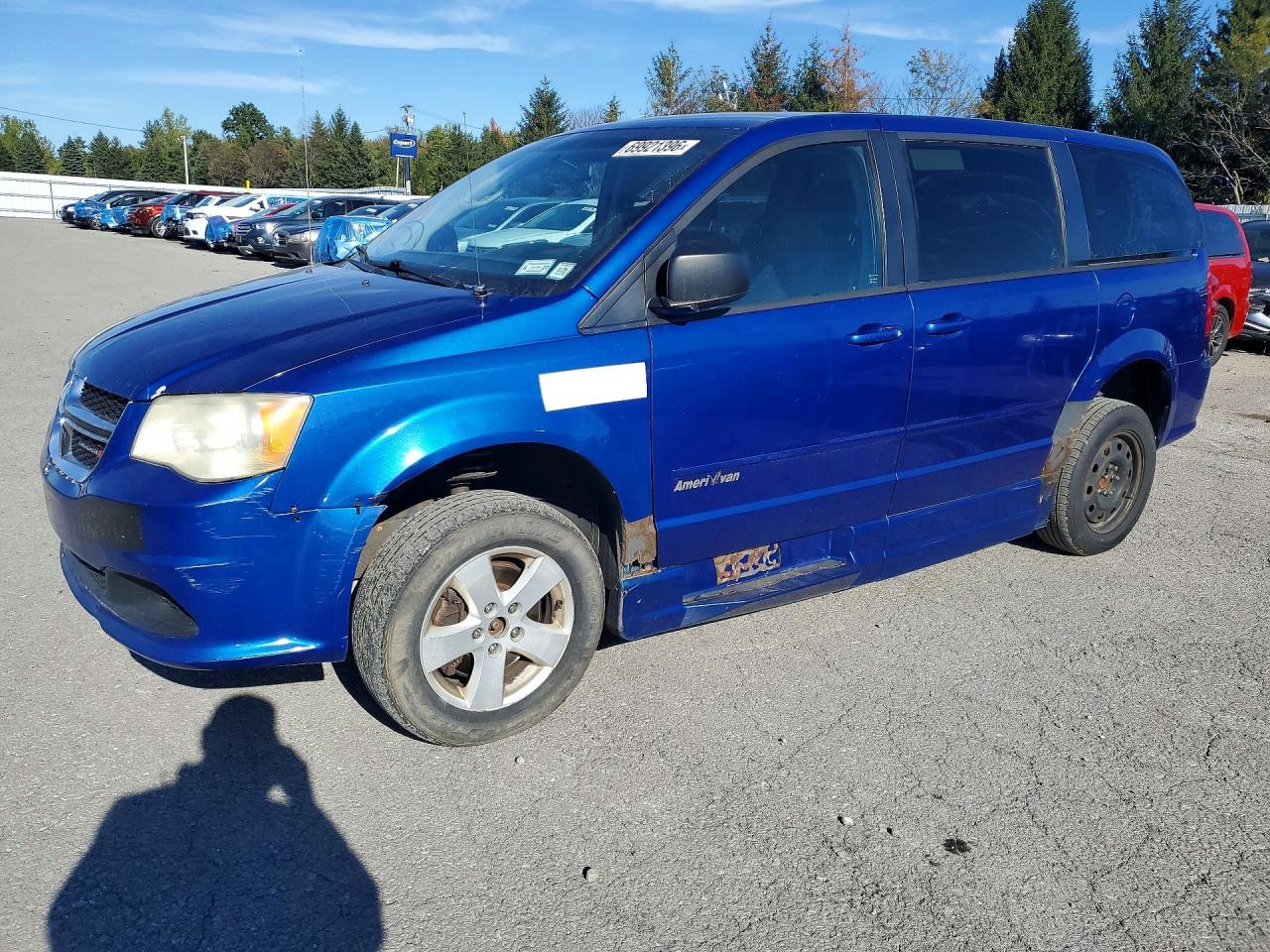 2013 DODGE CARAVAN SE | 2C4RDGBG4DR658754 | UPCARS
