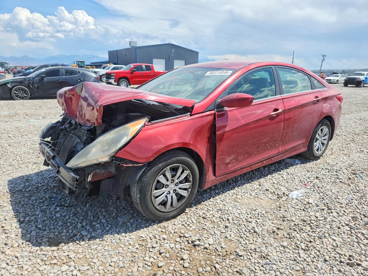 2012 HYUNDAI SONATA GLS | 5NPEB4AC2CH423377 | UPCARS