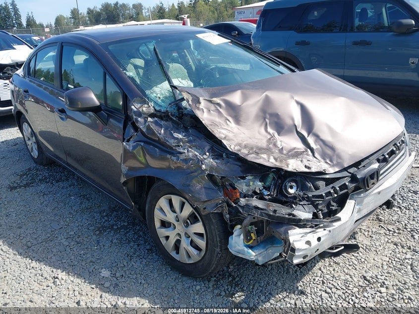 2012 HONDA CIVIC LX | 2HGFB2F50CH569337 | UPCARS