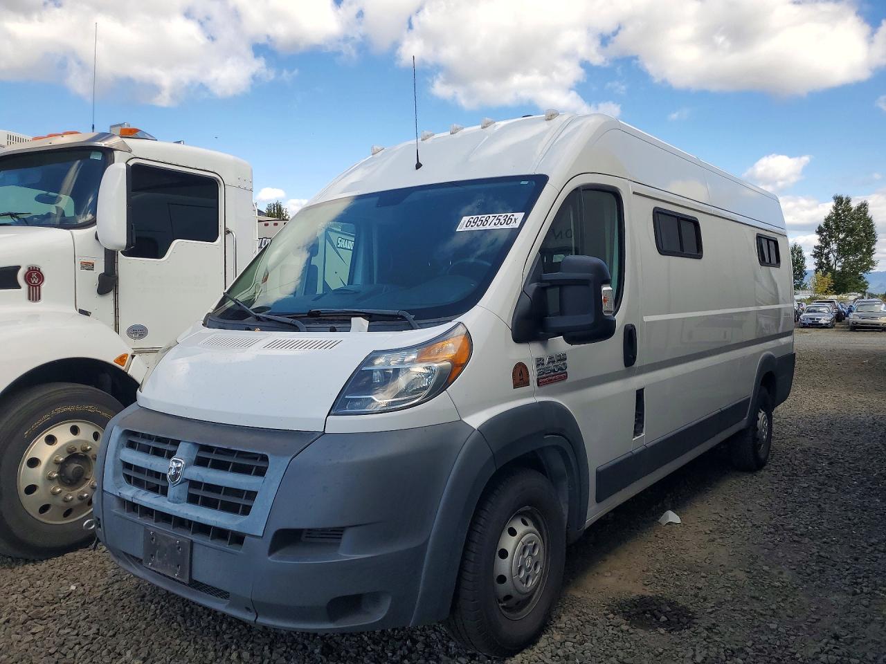 2014 RAM PROMASTER 3500 HIGH | 3C6URVJD2EE125836 | UPCARS