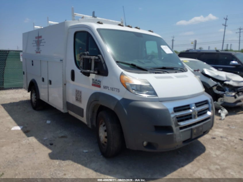 2017 RAM PROMASTER 3500 CUTAWAY LOW ROOF | 3C7WRVKG5HE542367 | UPCARS