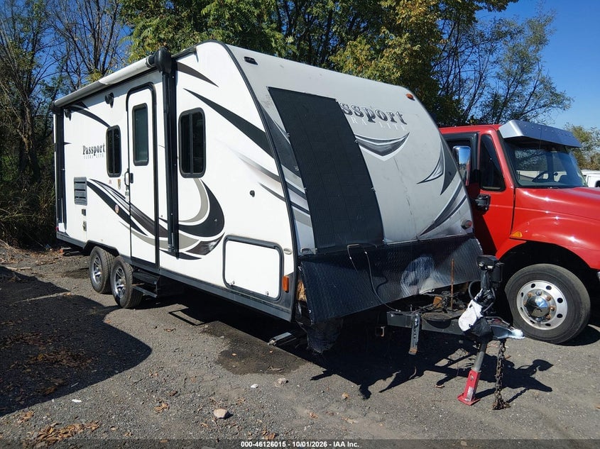 2017 KEYSTONE RV PASSPORT EXPRESS 199ML TRAVEL TRAILER | 4YDT19929HT413576 | UPCARS
