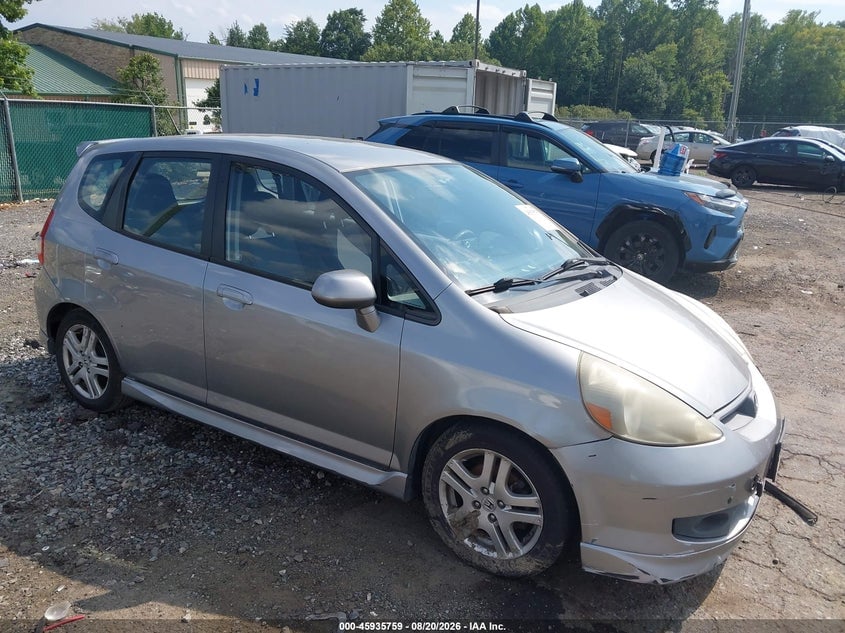 2008 HONDA FIT SPORT | JHMGD38668S014531 | UPCARS