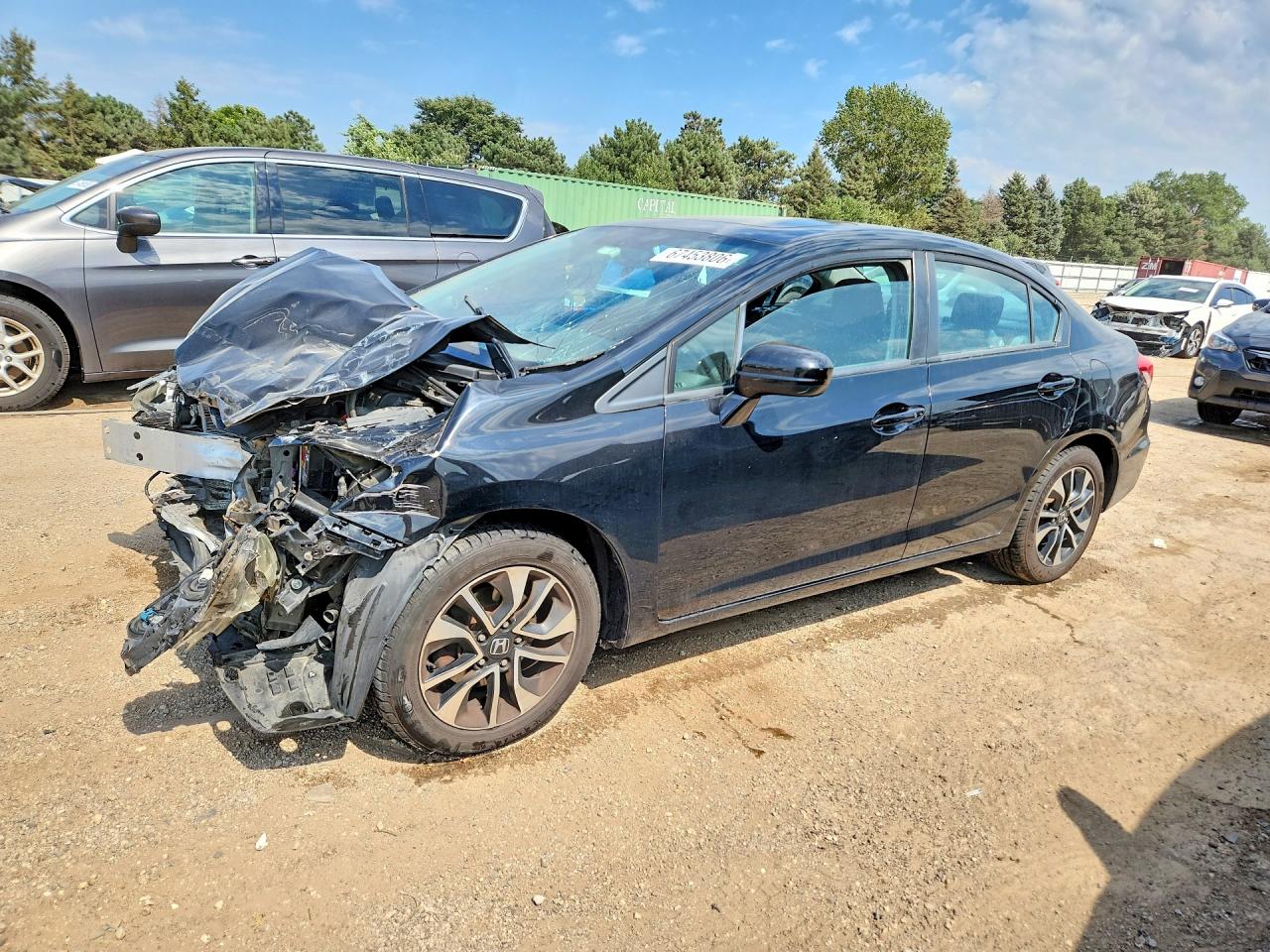 2014 HONDA CIVIC EX | 19XFB2F8XEE060377 | UPCARS
