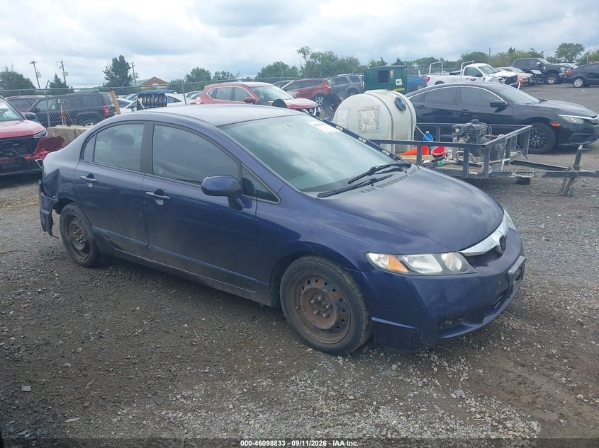 2009 HONDA CIVIC LX | 19XFA16579E002042 | UPCARS