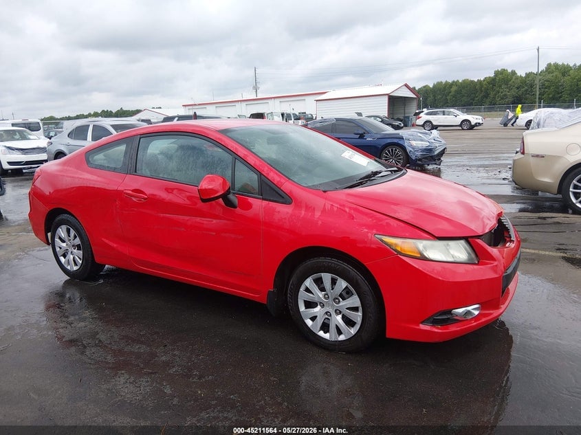 2012 HONDA CIVIC LX | 2HGFG3B55CH553809 | UPCARS
