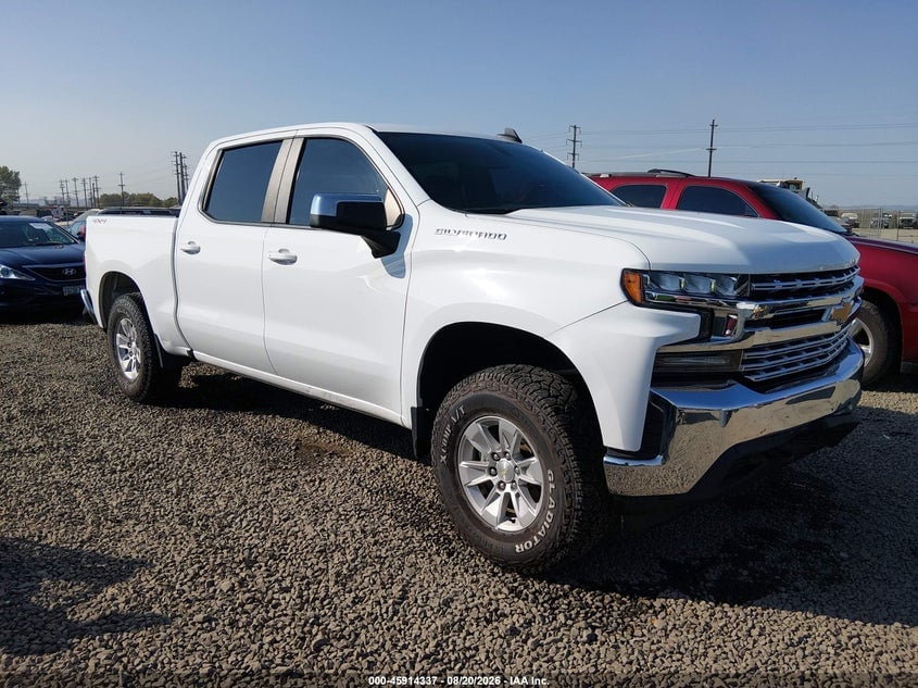 2021 CHEVROLET SILVERADO 1500 4WD  SHORT BED LT | 3GCUYDED8MG299123 | UPCARS