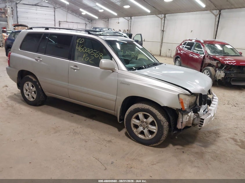 2002 TOYOTA HIGHLANDER LIMITED V6 | JTEHF21A720043639 | UPCARS