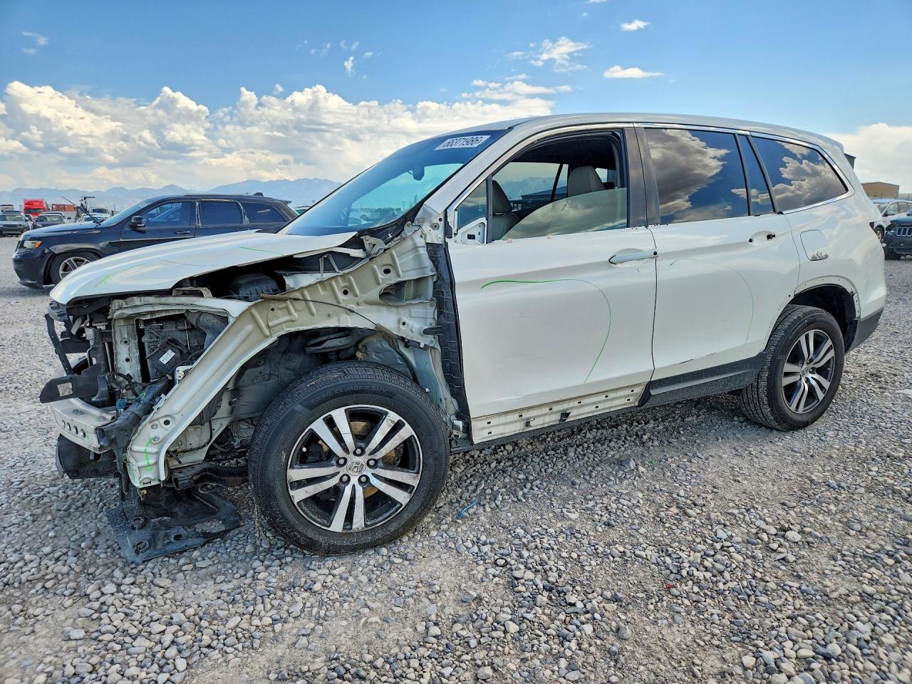 2017 HONDA PILOT EXL | 5FNYF6H55HB015031 | UPCARS
