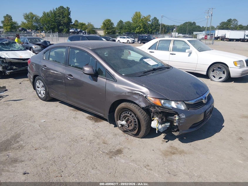 2012 HONDA CIVIC LX | 19XFB2F58CE065094 | UPCARS