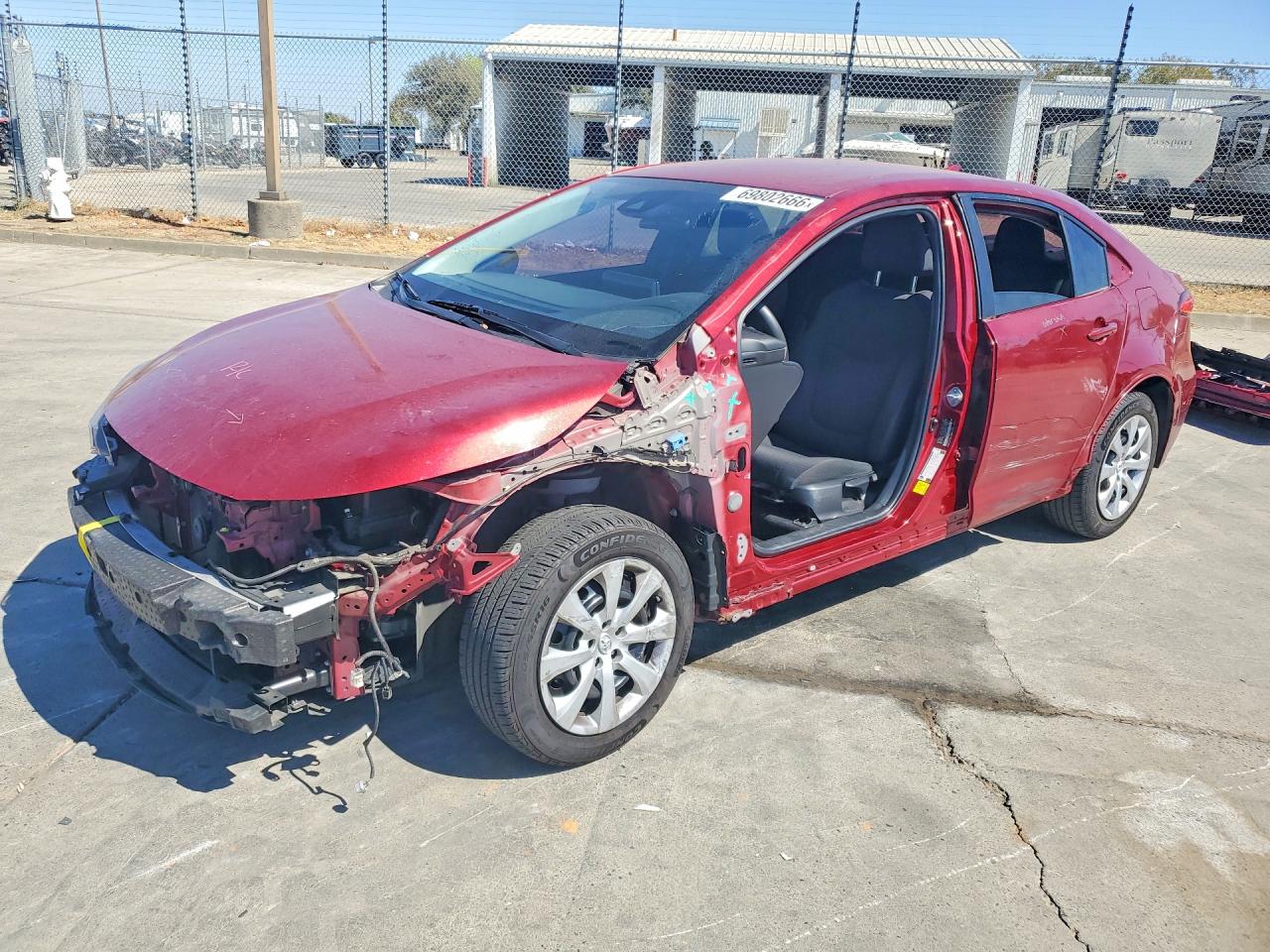 2022 TOYOTA COROLLA LE | JTDEPMAE2NJ194471 | UPCARS