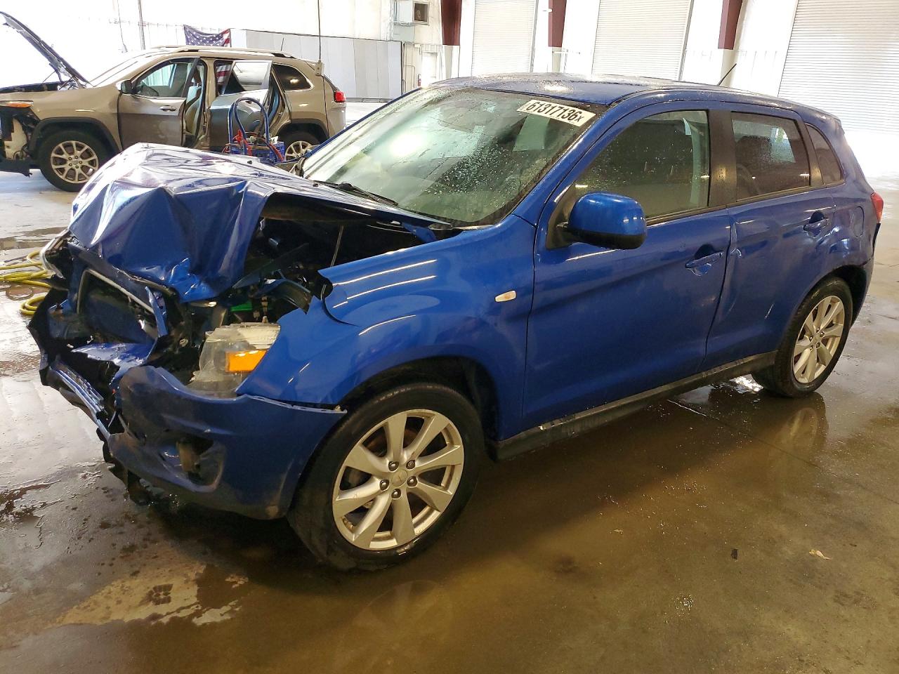 2015 MITSUBISHI OUTLANDER ES | 4A4AR3AU3FE015593 | UPCARS