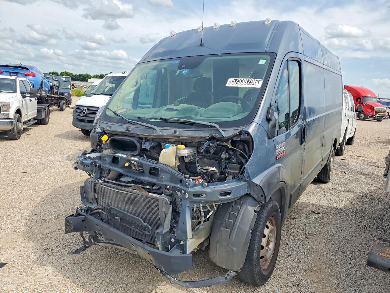 2021 RAM PROMASTER DELIVERY VAN | 3C6MRVJG1ME571369 | UPCARS