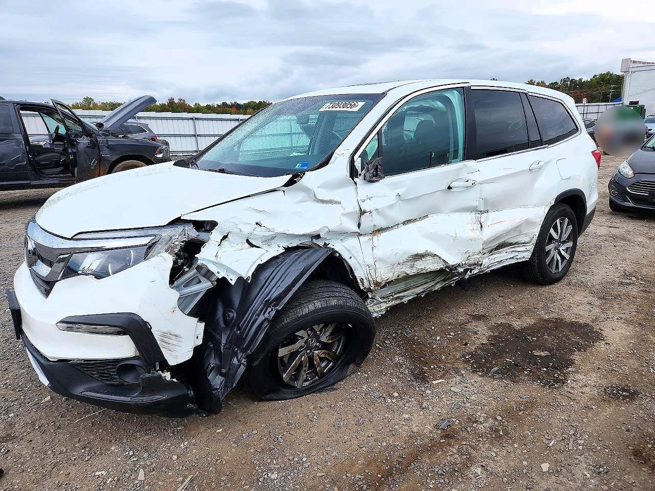 2021 HONDA PILOT EXL | 5FNYF6H59MB089661 | UPCARS