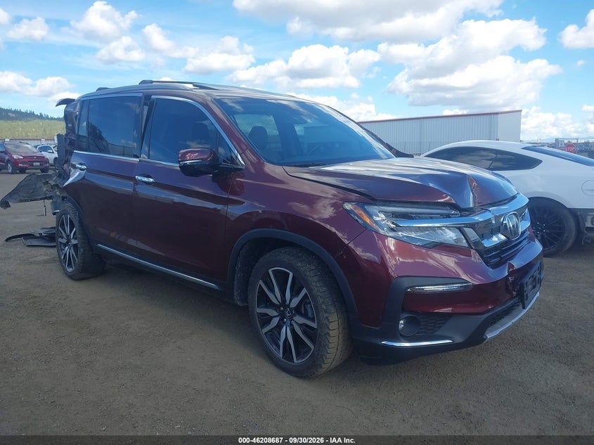 2021 HONDA PILOT AWD TOURING 8 PASSENGER | 5FNYF6H99MB088934 | UPCARS