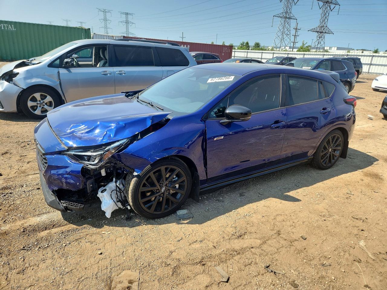 2025 SUBARU IMPREZA RS | JF1GUHJC6S8313705 | UPCARS