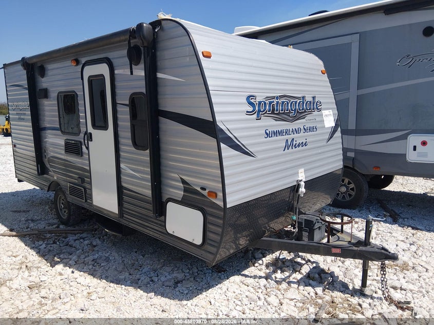 2017 KEYSTONE RV SUMMERLAND MINI 1800BH TRAVEL TRAILER | 4YDT1801XHW152844 | UPCARS