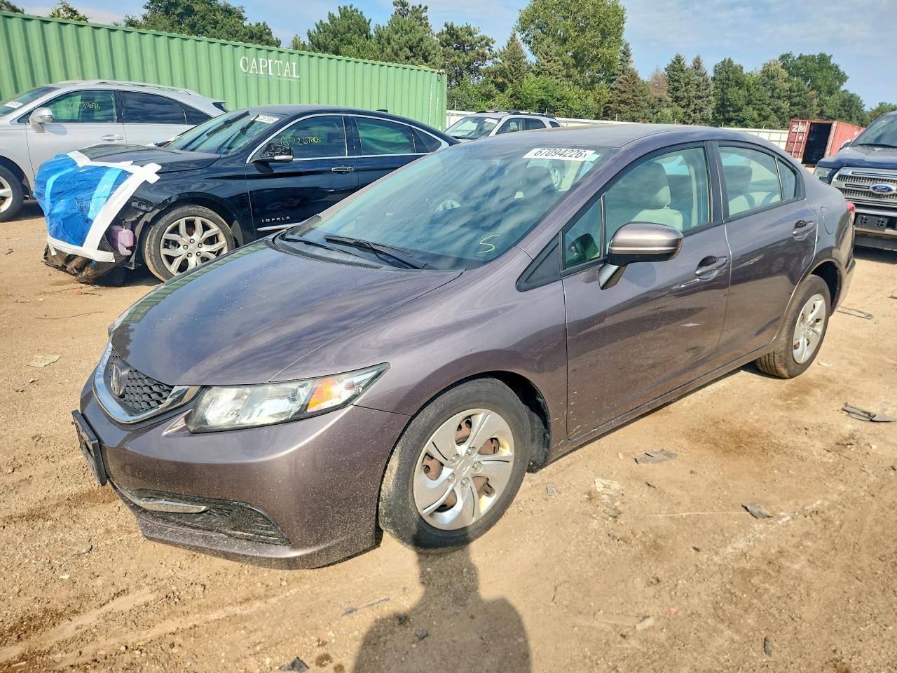 2015 HONDA CIVIC LX | 19XFB2F51FE113541 | UPCARS