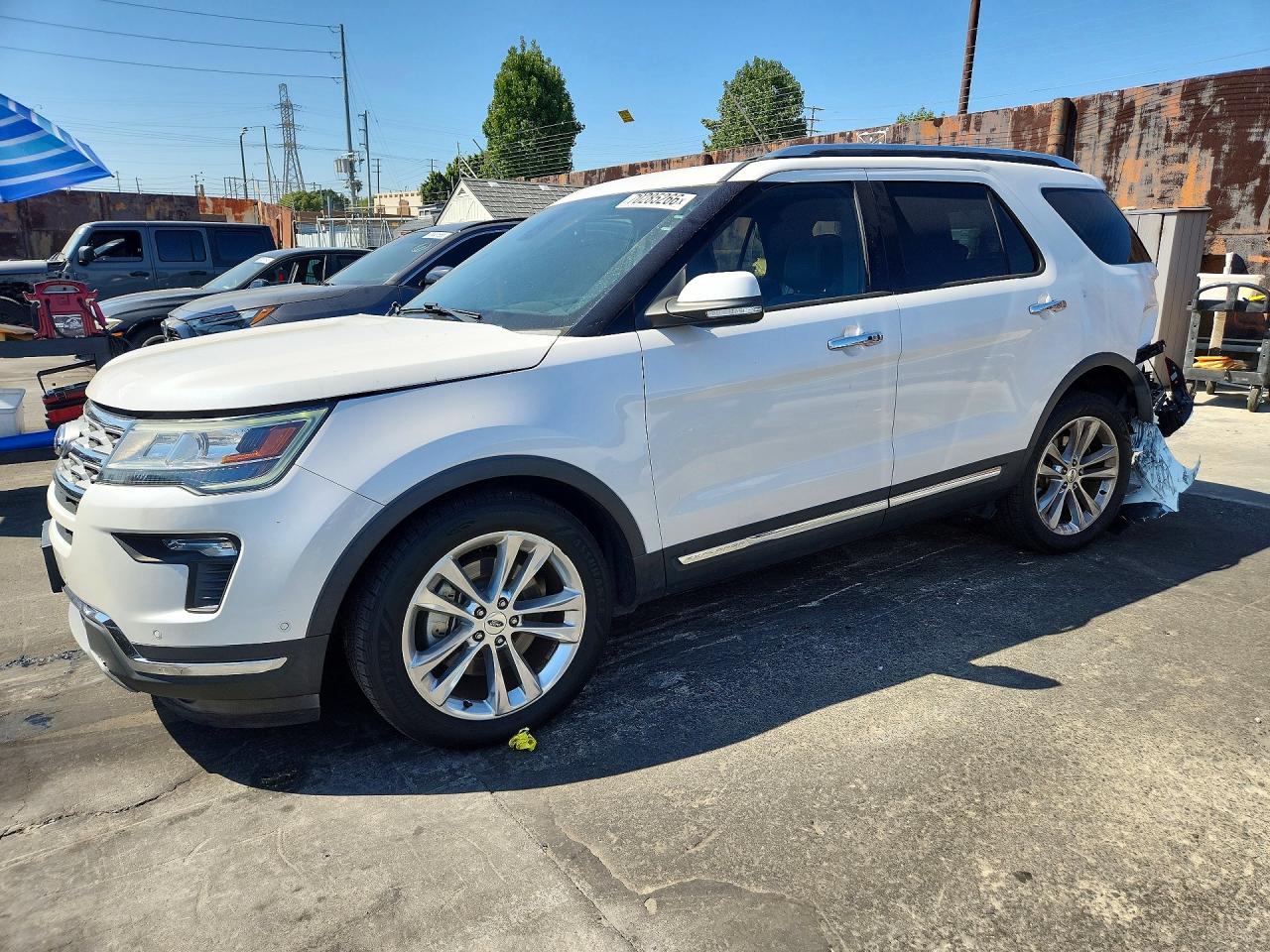 2018 FORD EXPLORER LIMITED | 1FM5K7F86JGB44243 | UPCARS