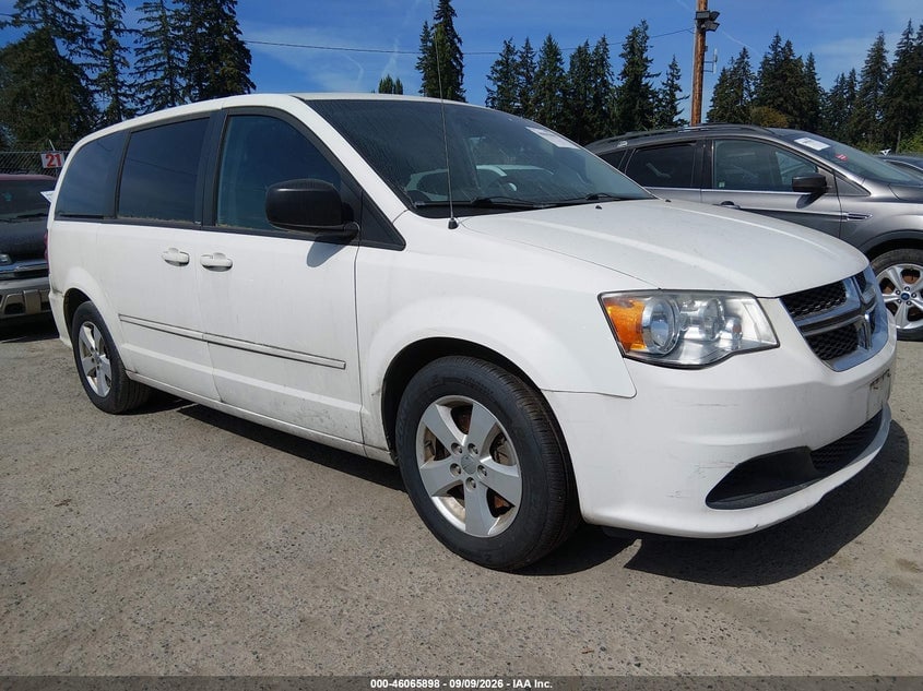 2013 DODGE GRAND CARAVAN SE | 2C4RDGBG7DR567302 | UPCARS