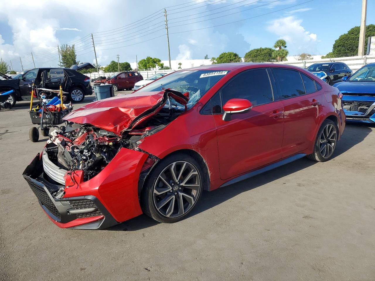 2021 TOYOTA COROLLA SE | JTDS4MCE3MJ063265 | UPCARS
