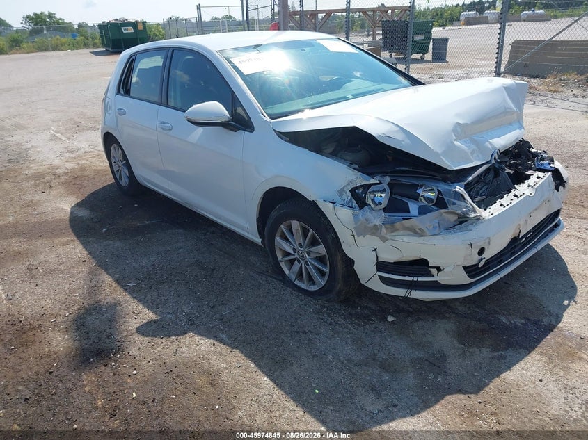 2015 VOLKSWAGEN GOLF TSI S 4-DOOR | 3VW217AU2FM018759 | UPCARS