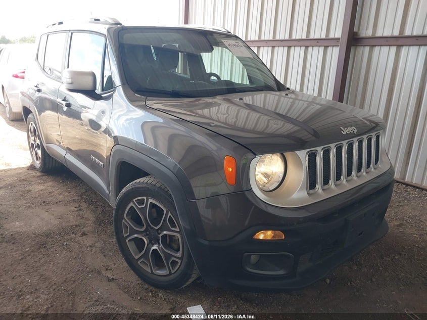 2018 JEEP RENEGADE LIMITED FWD | ZACCJADB1JPG95645 | UPCARS