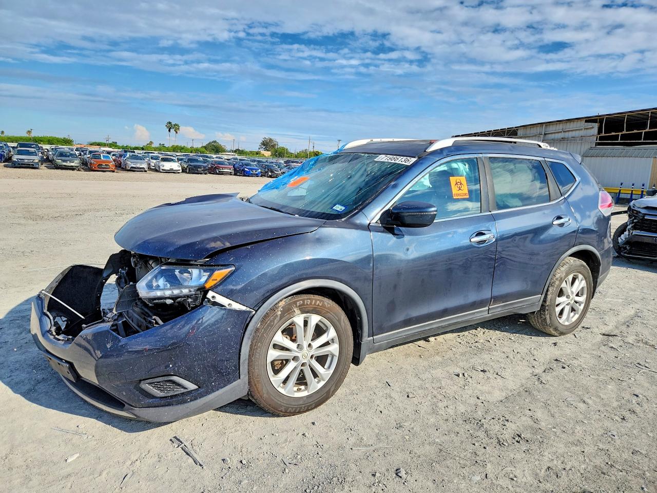 2016 NISSAN ROGUE SV | KNMAT2MT5GP599460 | UPCARS