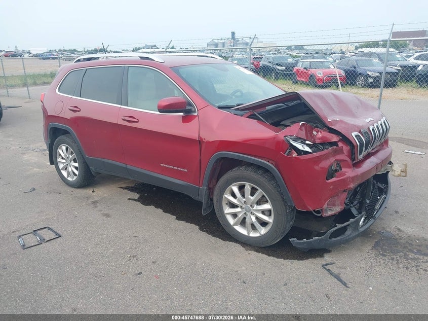 2017 JEEP CHEROKEE LIMITED | 1C4PJMDS5HW600701 | UPCARS