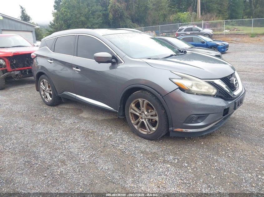 2016 NISSAN MURANO PLATINUM | 5N1AZ2MG9GN139503 | UPCARS