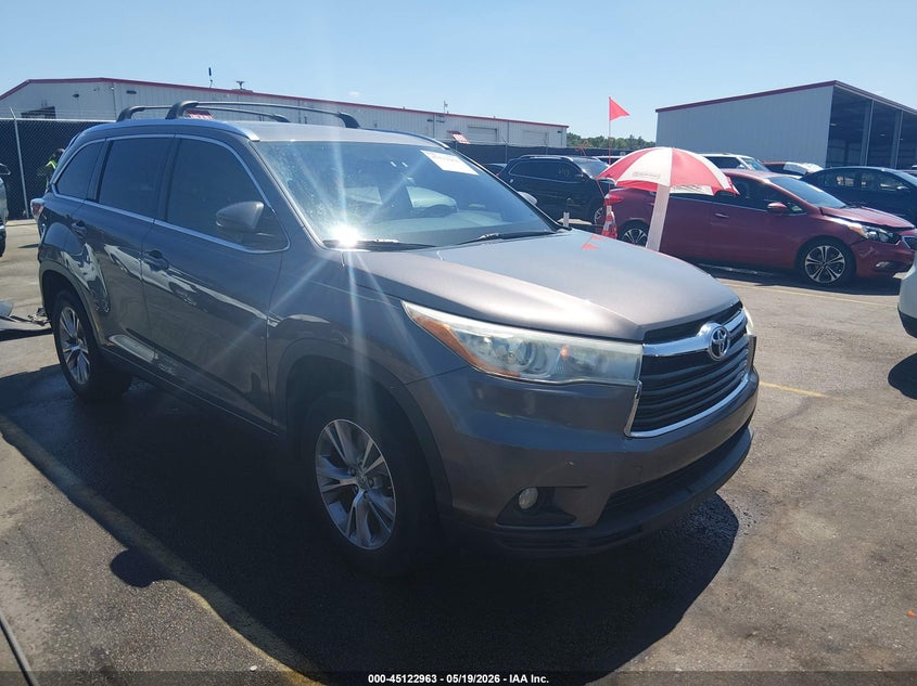 2015 TOYOTA HIGHLANDER XLE V6 | 5TDKKRFH8FS048470 | UPCARS