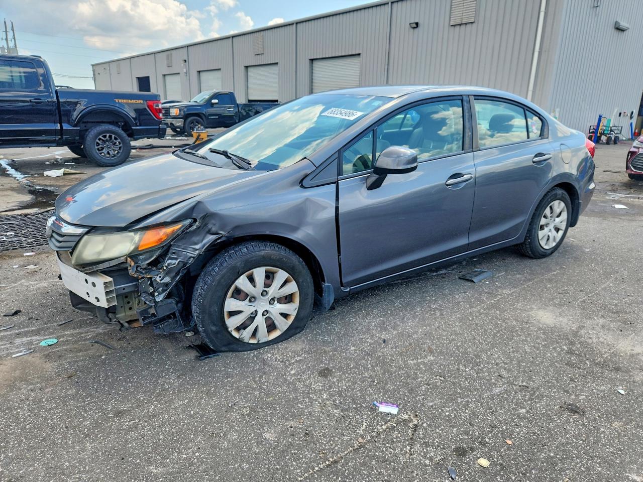 2012 HONDA CIVIC LX | 19XFB2F58CE035481 | UPCARS