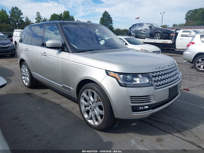 2016 LAND ROVER RANGE ROVER 3.0L V6 SUPERCHARGED HSE | SALGS2PF1GA287456 | UPCARS