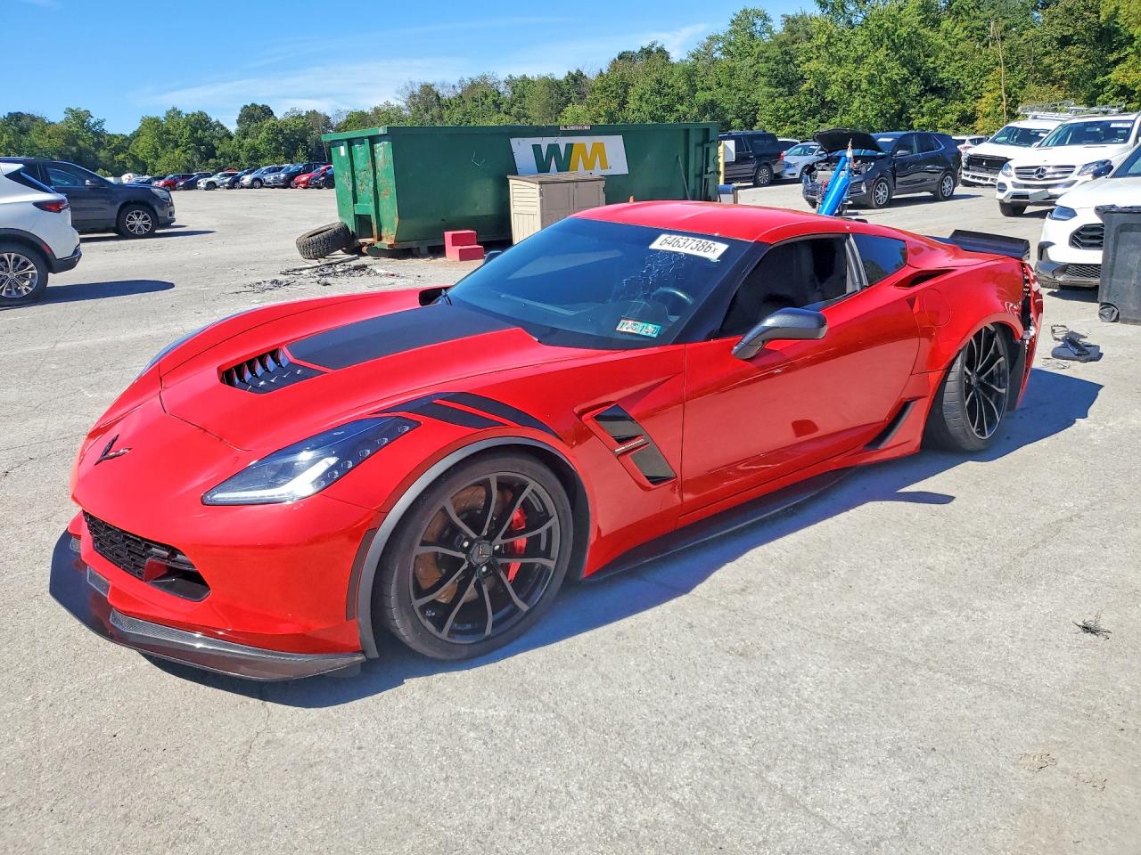 2017 CHEVROLET CORVETTE GRAND SPORT 1LT | 1G1YW2D77H5115965 | UPCARS