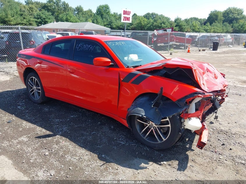 2019 DODGE CHARGER SXT AWD | 2C3CDXJG5KH613255 | UPCARS