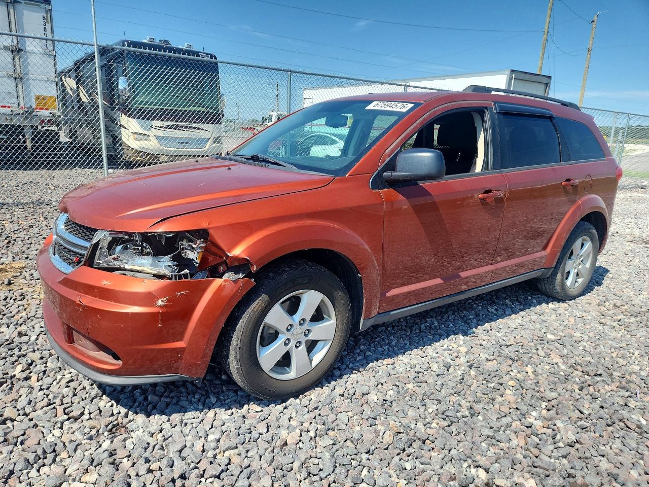 2013 DODGE JOURNEY SE | 3C4PDCAB4DT647062 | UPCARS