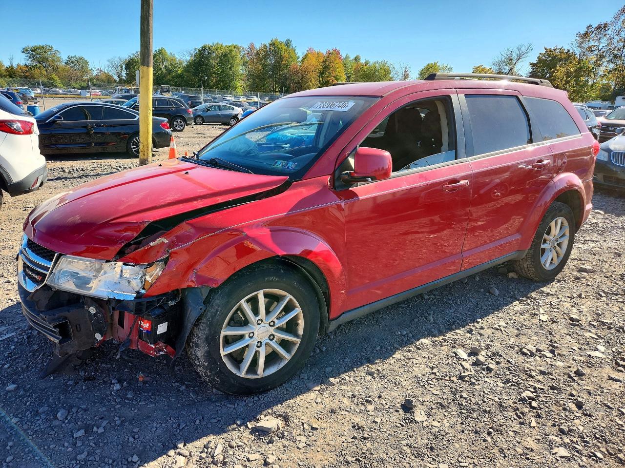 2013 DODGE JOURNEY SXT | 3C4PDDBG6DT688163 | UPCARS