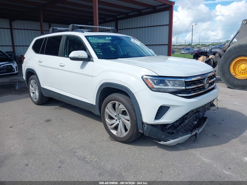 2021 VOLKSWAGEN ATLAS 3.6L V6 SE W/TECHNOLOGY | 1V2JR2CA6MC602592 | UPCARS