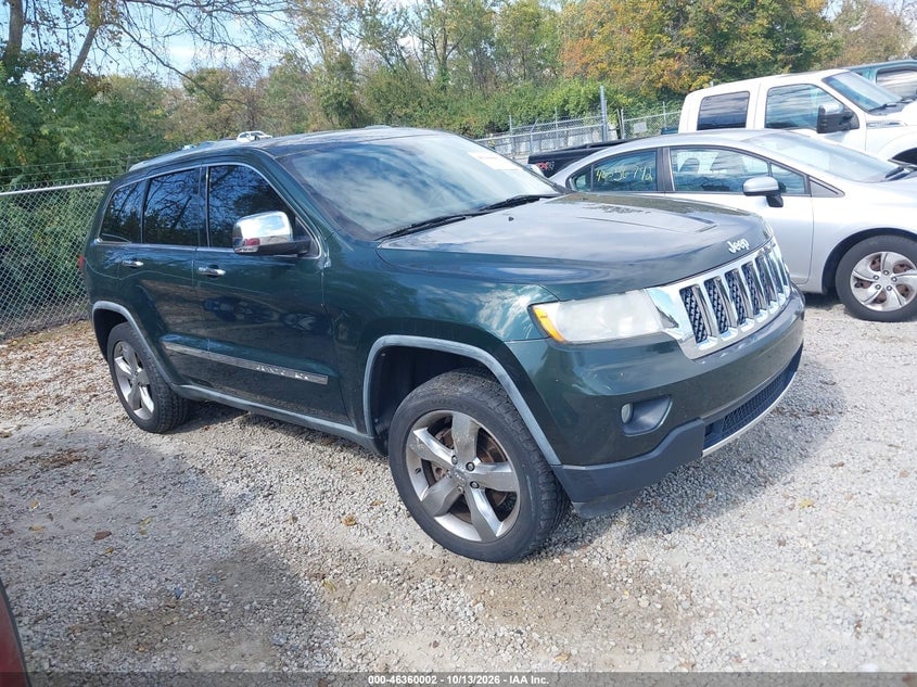 2011 JEEP GRAND CHEROKEE OVERLAND | 1J4RR6GTXBC606272 | UPCARS
