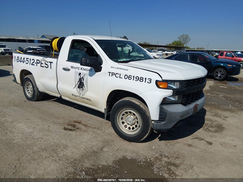 2019 CHEVROLET SILVERADO 1500 WORK TRUCK | 3GCNWAEH2KG307418 | UPCARS