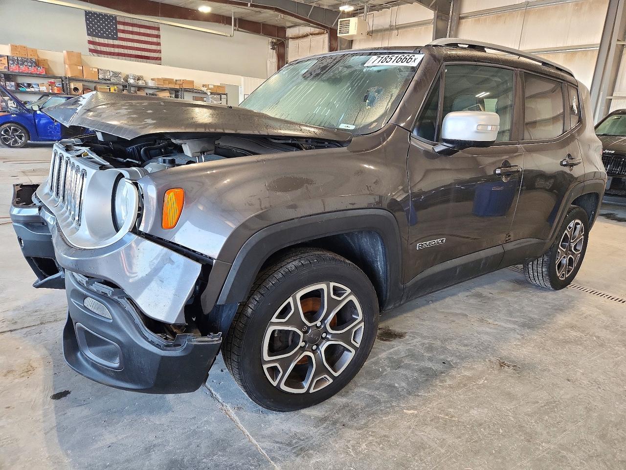 2016 JEEP RENEGADE LIMITED | ZACCJBDT3GPD39964 | UPCARS