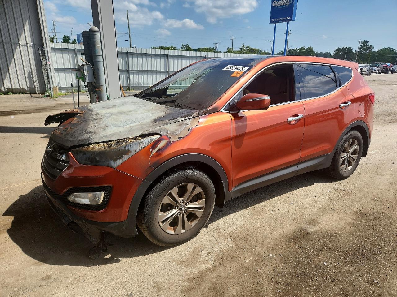 2013 HYUNDAI SANTA FE 2.4L | 5XYZU3LB6DG099370 | UPCARS