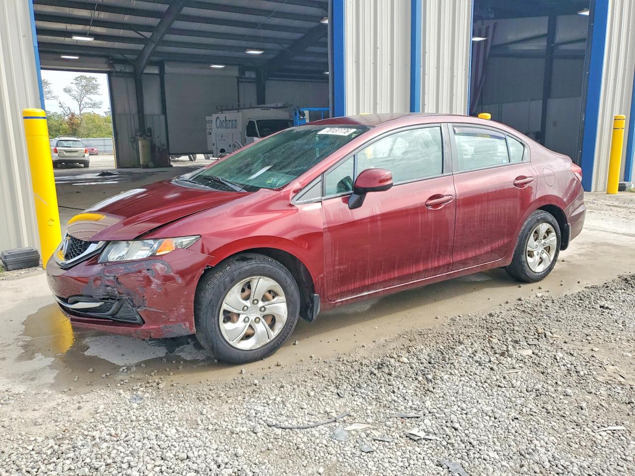 2013 HONDA CIVIC LX | 2HGFB2F5XDH599964 | UPCARS
