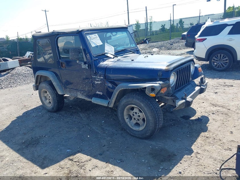 2000 JEEP WRANGLER SPORT | 1J4FA49SXYP774188 | UPCARS