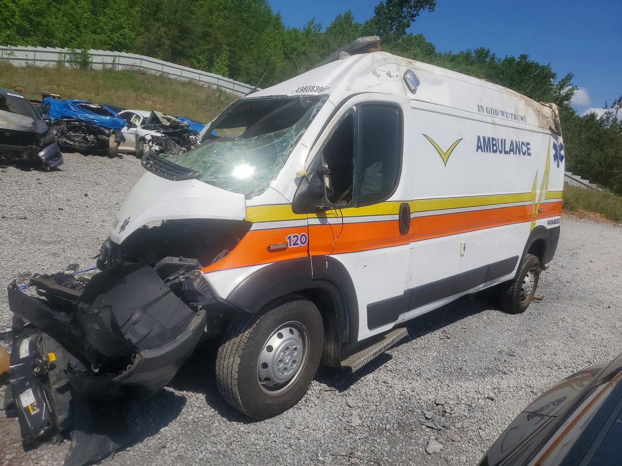 2023 RAM PROMASTER 2500 HIGH | 3C6LRVDGXPE558891 | UPCARS