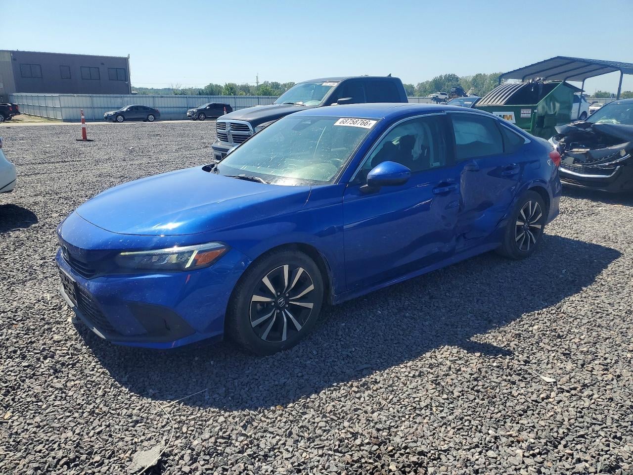 2022 HONDA CIVIC EX | 2HGFE1F70NH304729 | UPCARS