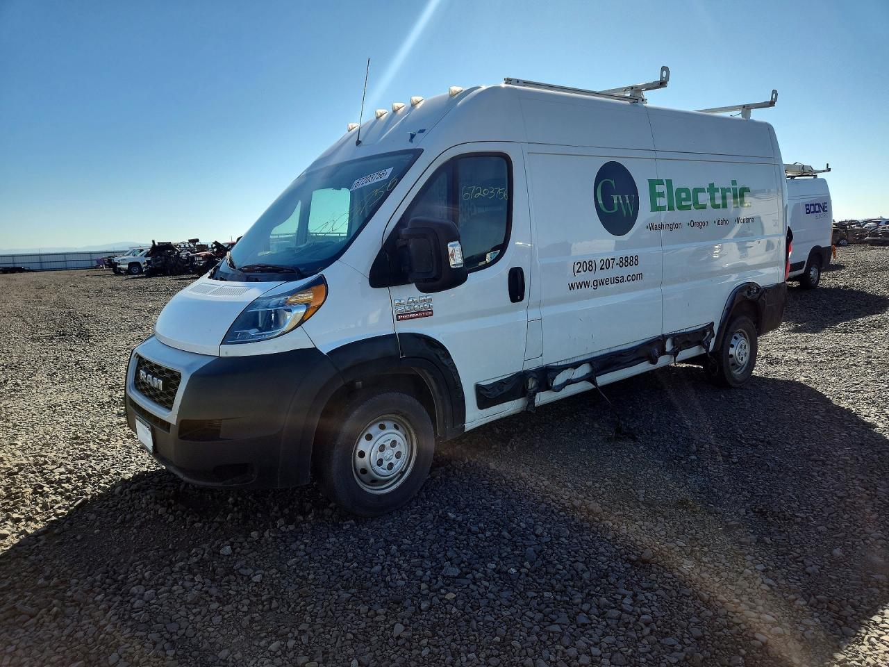 2021 RAM PROMASTER 2500 HIGH | 3C6LRVDG2ME530370 | UPCARS