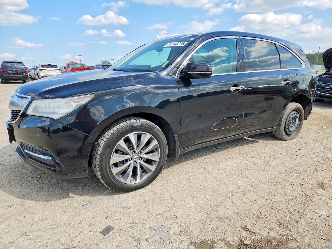 2014 ACURA MDX TECHNOLOGY | 5FRYD4H41EB047177 | UPCARS