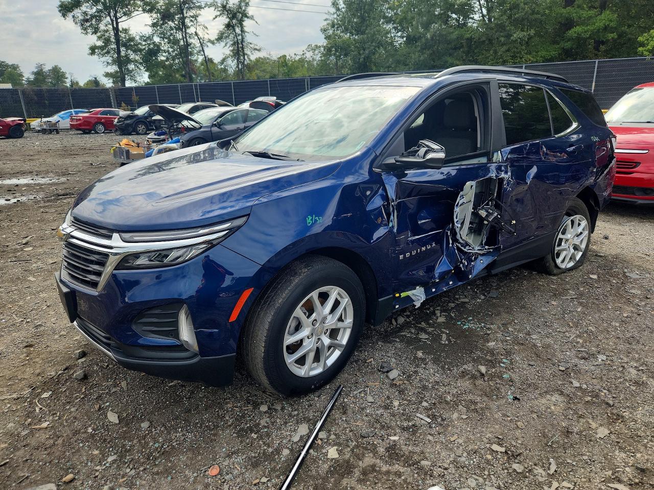2022 CHEVROLET EQUINOX LT | 3GNAXUEVXNL272634 | UPCARS